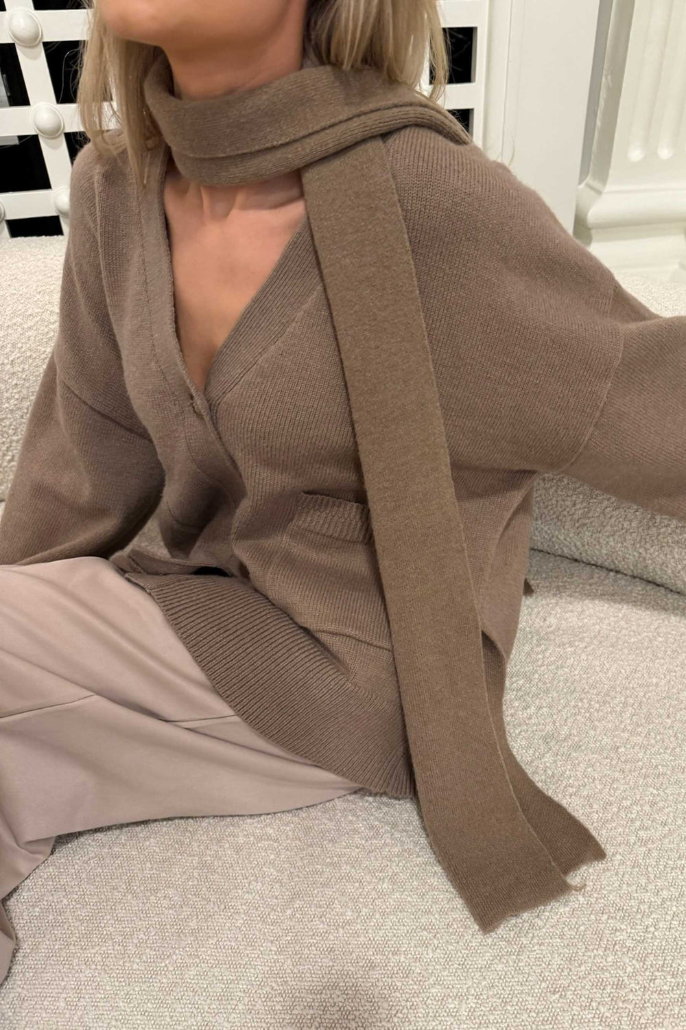BYIC - Ellenic Scarf 1178-1 - brown Brown Halstørklæder 