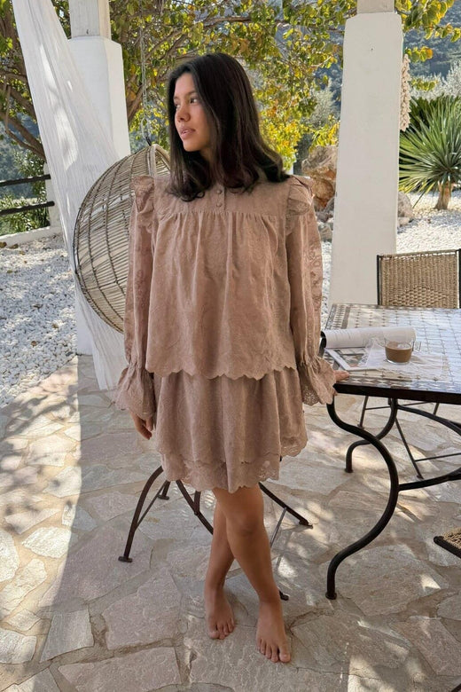 BYIC - Ellinoraic Shirt 2623 - Vintage Light Brown Skjorter 