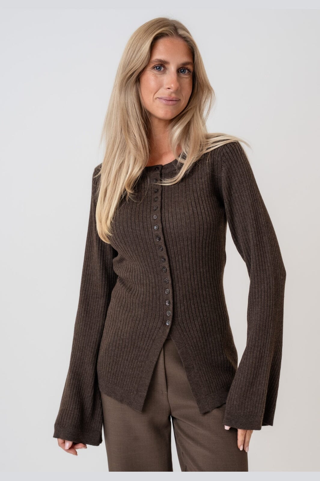 BYIC - Elmaic Cardigan 1196 - Dark Brown