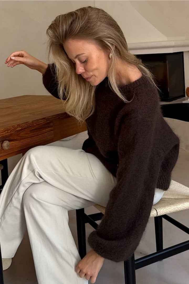 BYIC - Idaic Pullover 5267 - Dark Brown Sweatshirts 