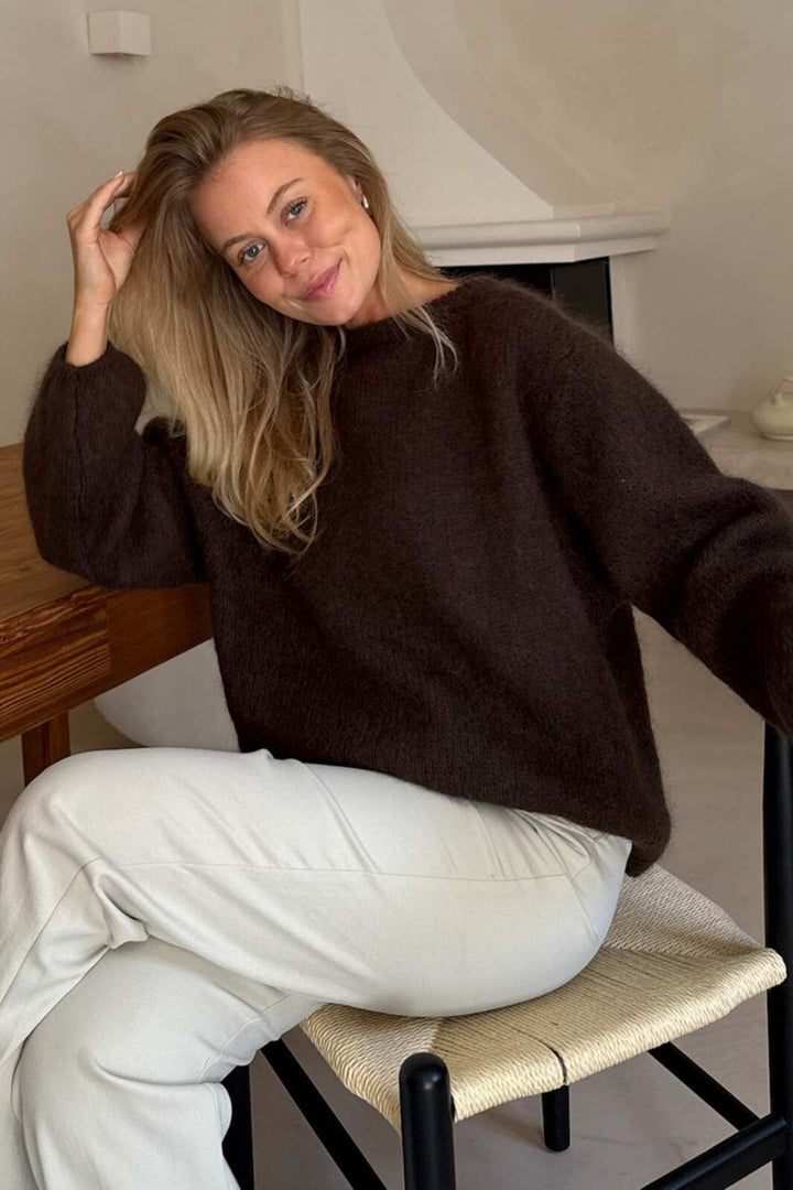 BYIC - Idaic Pullover 5267 - Dark Brown Sweatshirts 