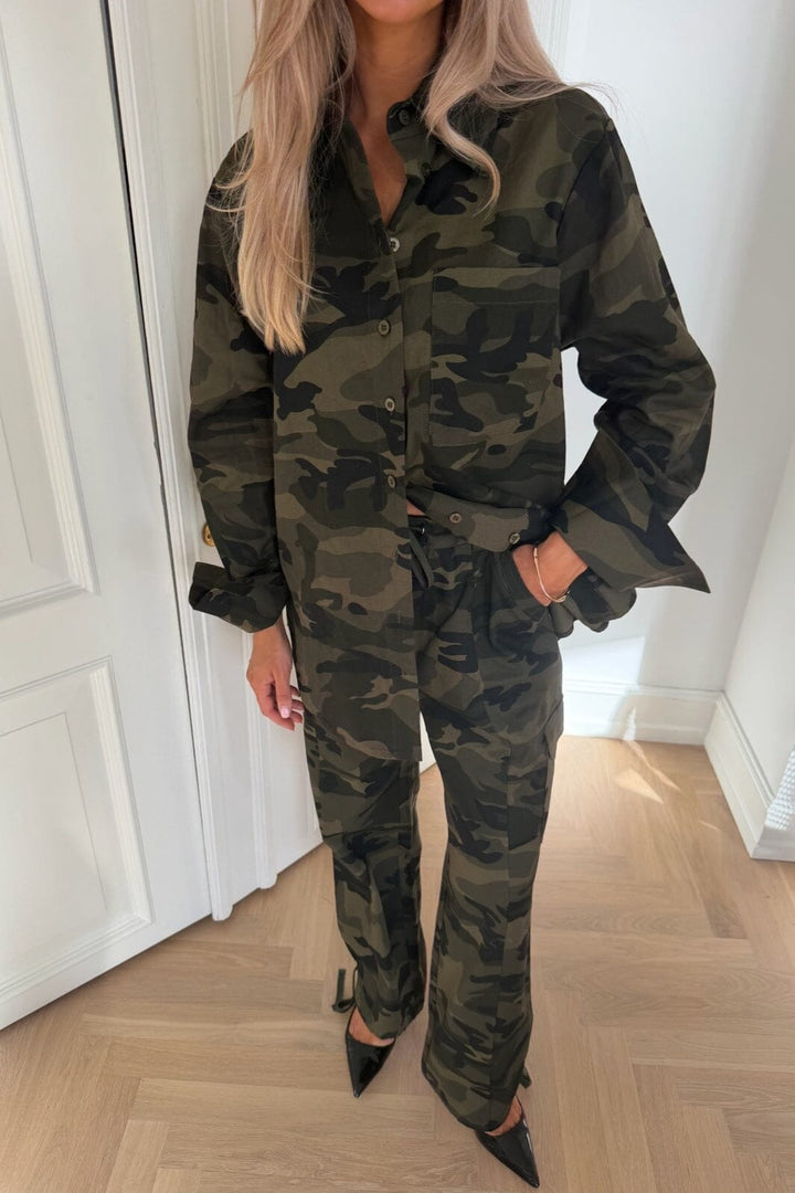 BYIC - Isabellaic Shirt A2537 - Dark Camo