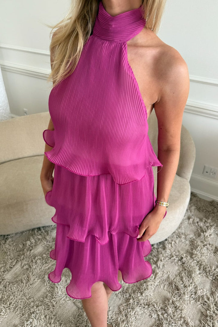 BYIC - Karmenic Dress A23993 - Fuchsia Pink