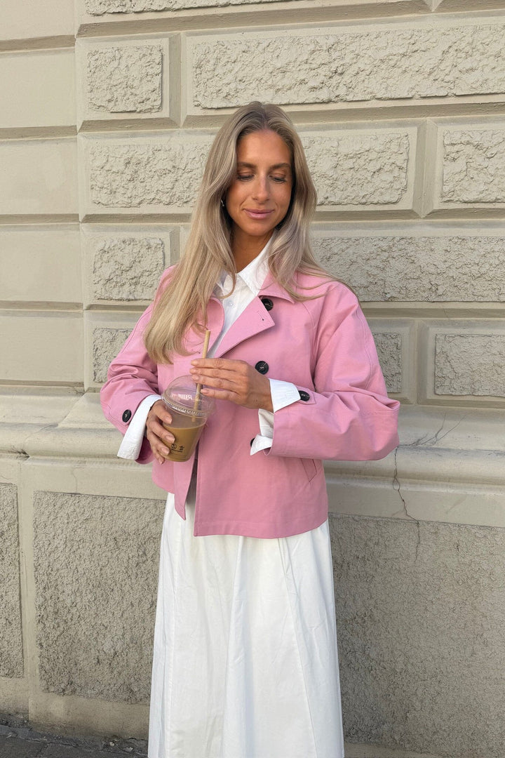 Byic - Lunaic Trenchcoat A2320 - Pink Jakker 