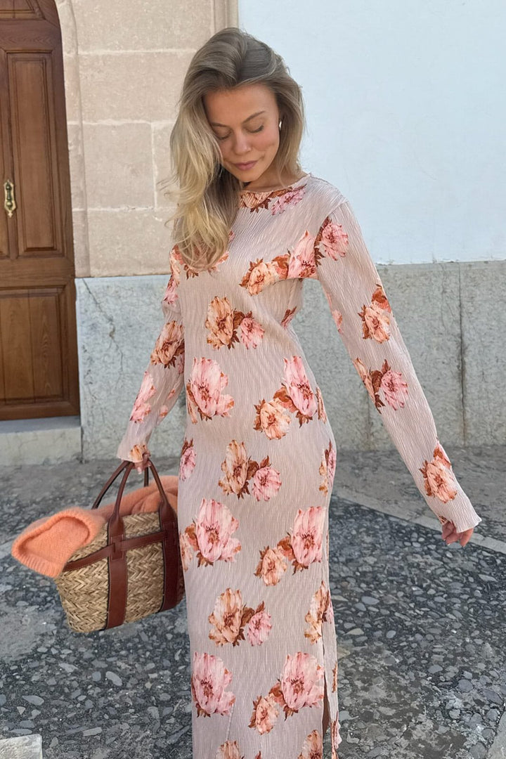 BYIC - Odaic Dress A1015 - Dusty Rose Print