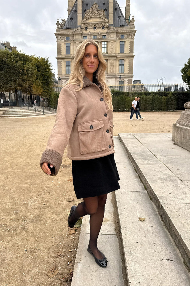 BYIC - Siaic Teddy Jacket A23664 - Light Brown Jakker 