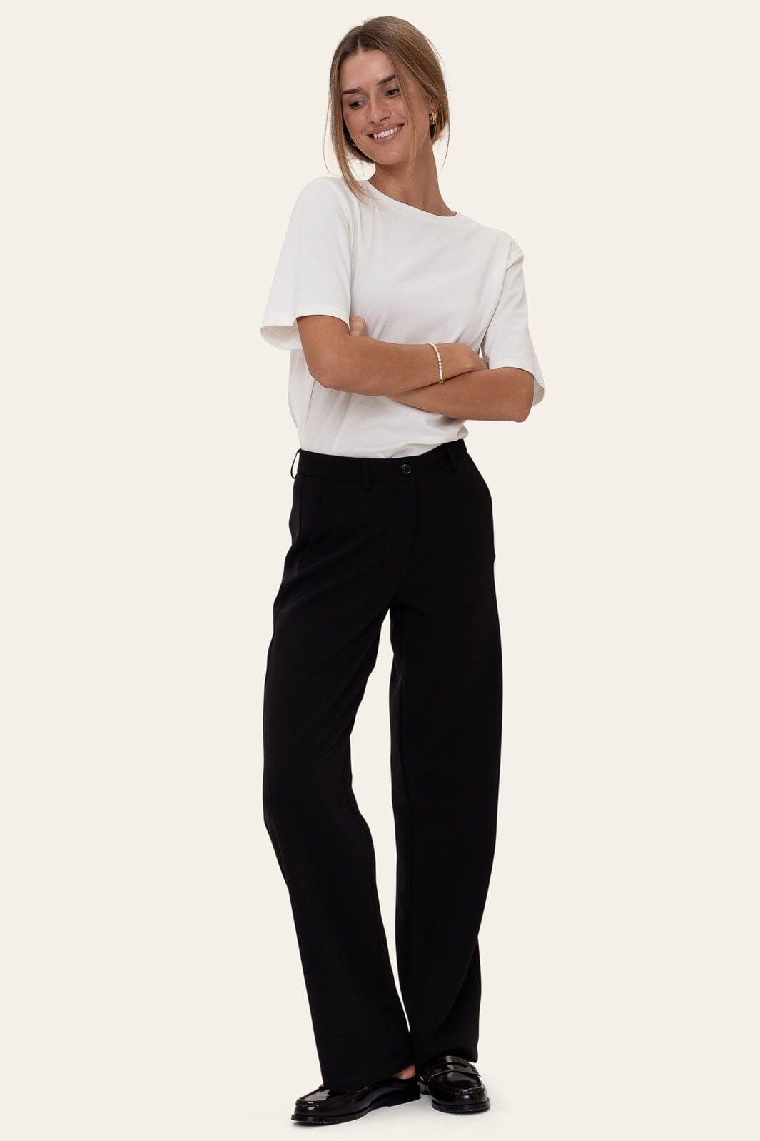 BYIC - Signatureic Wide Pants A2586 - Black