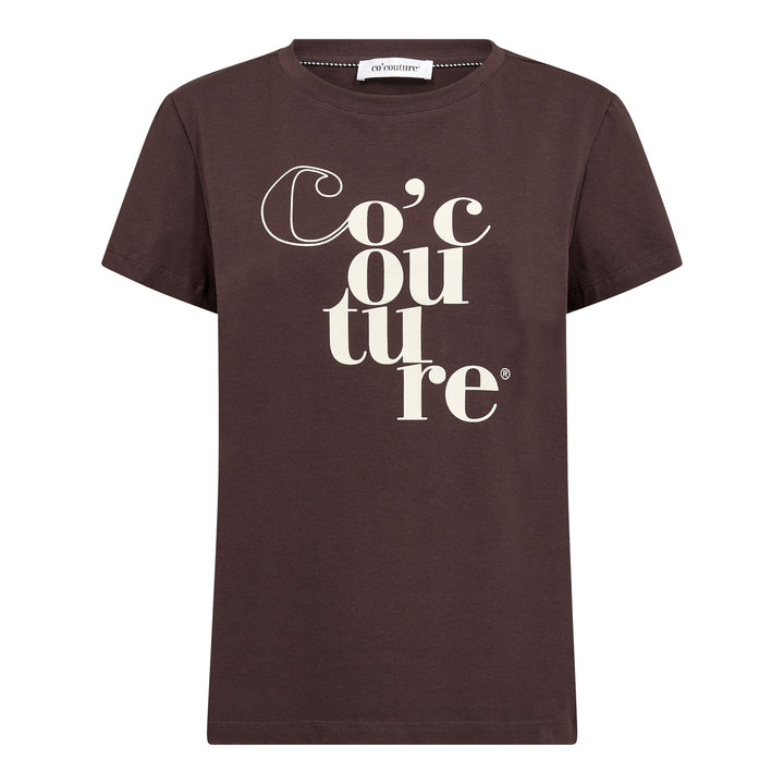 Co´Couture - 43002 Co´Couturecc Tee 500101 - 20015 - Chocolate Plum T-shirts 