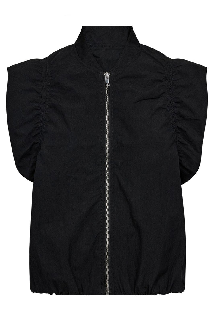 Co´Couture - Acasiacc Waistcoat 40042 - 96 - Black Blazere 