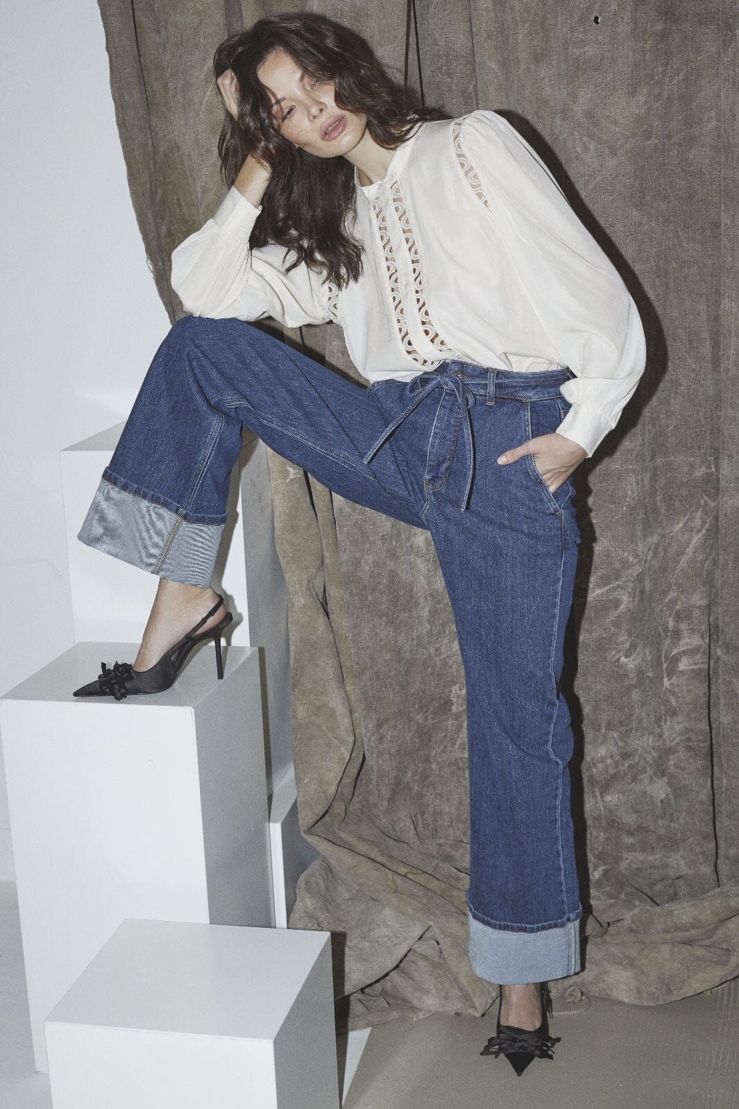 Co´Couture - Ailacc Lace Shirt 35867 - 11 - Off White