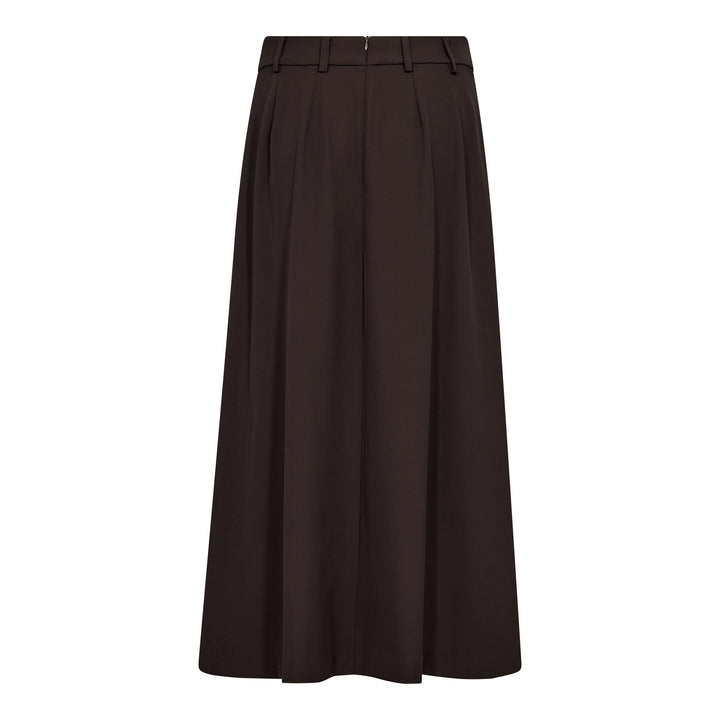 Co´Couture - Alinicc Anya Pleat Skirt 500182 - 20003 - Dark Brown Nederdele 
