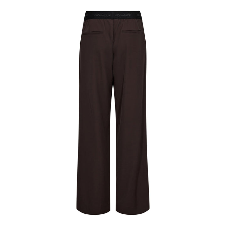 Co´Couture - Alinicc Logo Pant 500148 - 20003 - Dark Brown Bukser 