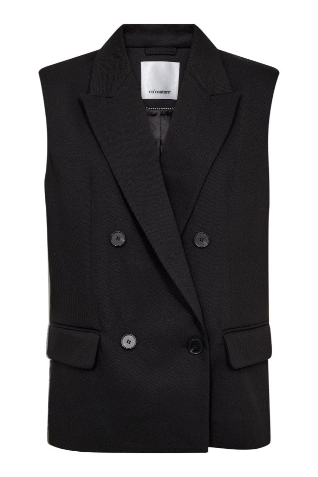 Co´Couture - Almiracc Vest 30377 - 96 - Black Veste 