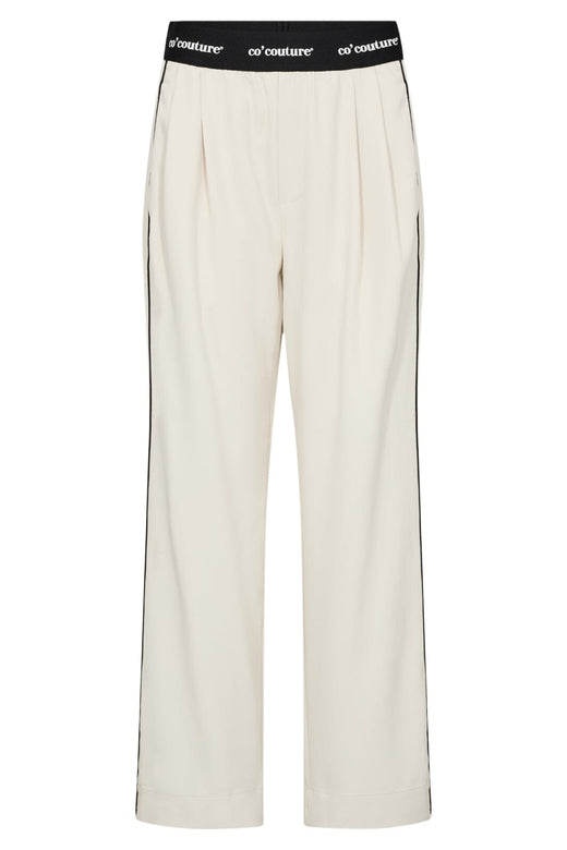 Co´Couture - Aminacc Logo Piping Pant 31482 - 199 - Bone