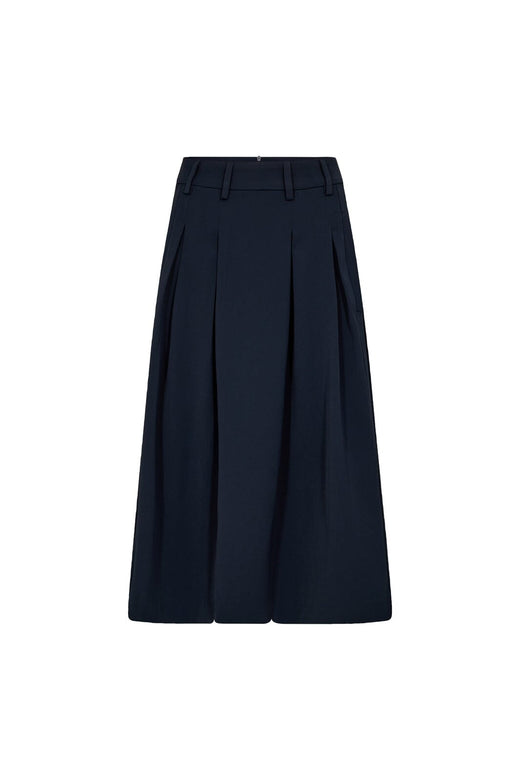 Co´Couture - Anyacc Midi Pleat Skirt 44040 - 120 - Navy