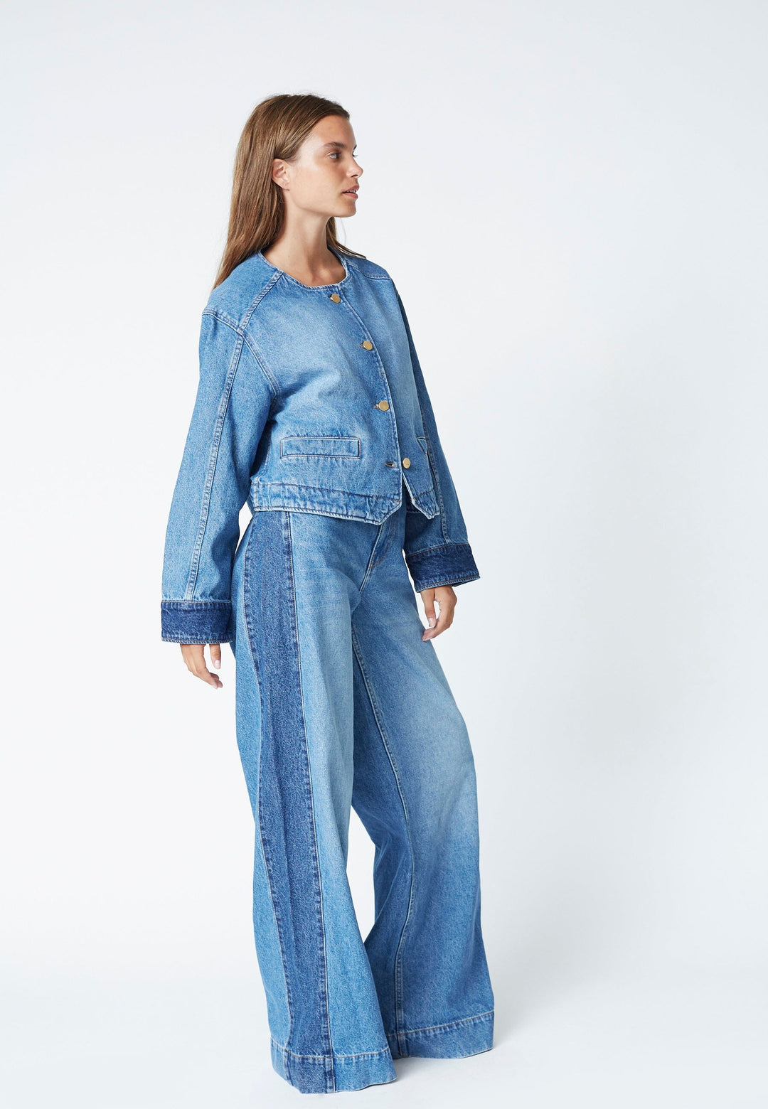 Co´Couture - Bilbaocc Wide Jeans 31627 - 552 - Denim Blue Bukser 
