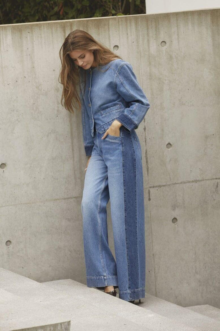 Co´Couture - Bilbaocc Wide Jeans 31627 - 552 - Denim Blue Bukser 