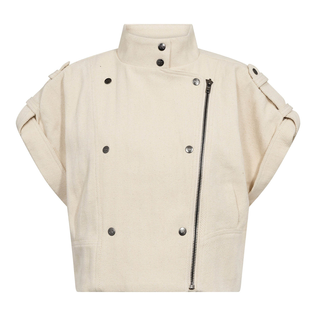 Co´Couture - Calincc Vest 500116 - 10003 - Creme Veste 