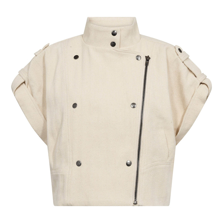 Co´Couture - Calincc Vest 500116 - 10003 - Creme Veste 