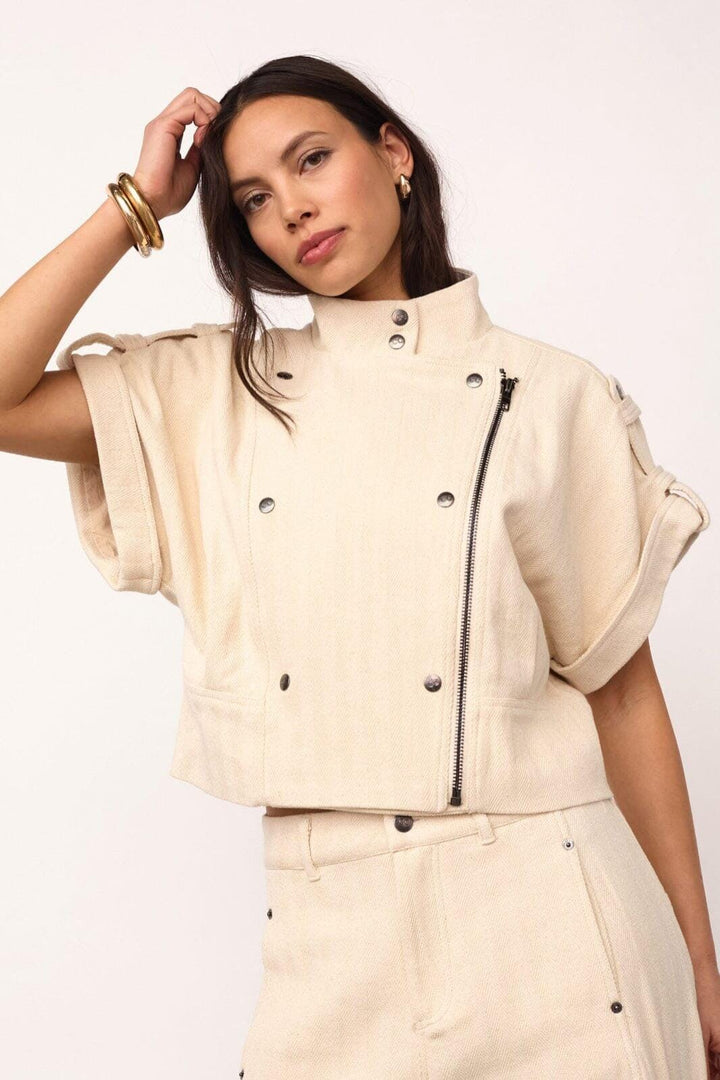 Co´Couture - Calincc Vest 500116 - 10003 - Creme Veste 
