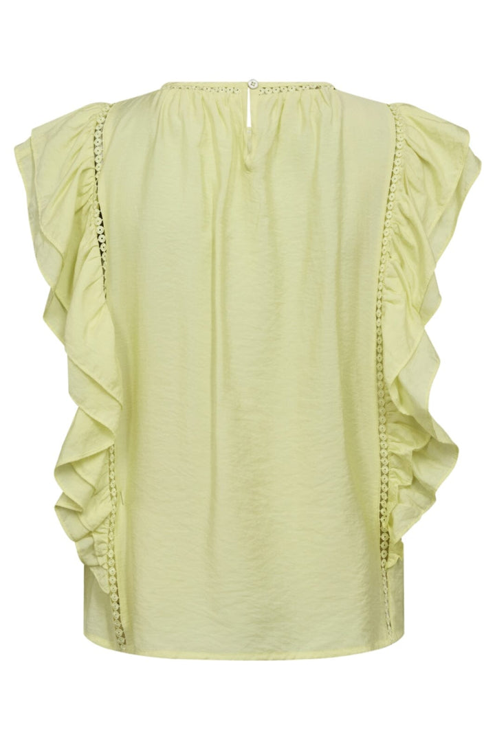 Co´Couture - Callumcc Frill Pintuck Top 35830 - 811 - Citrus