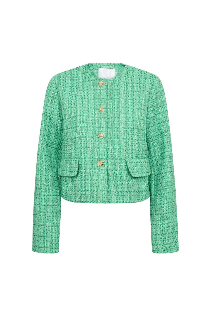 Co´Couture - Calvincc Boucle Jacket 40039 - 34 - Green