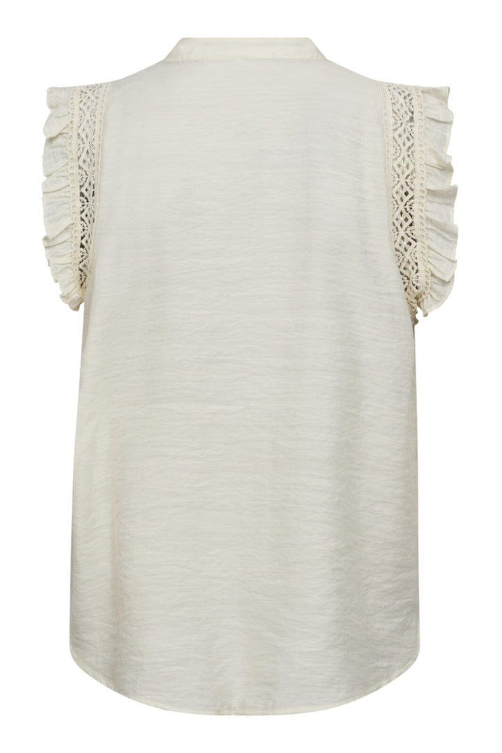 Co´Couture - Caryncc Frill Top 35837 - 11 - Off White