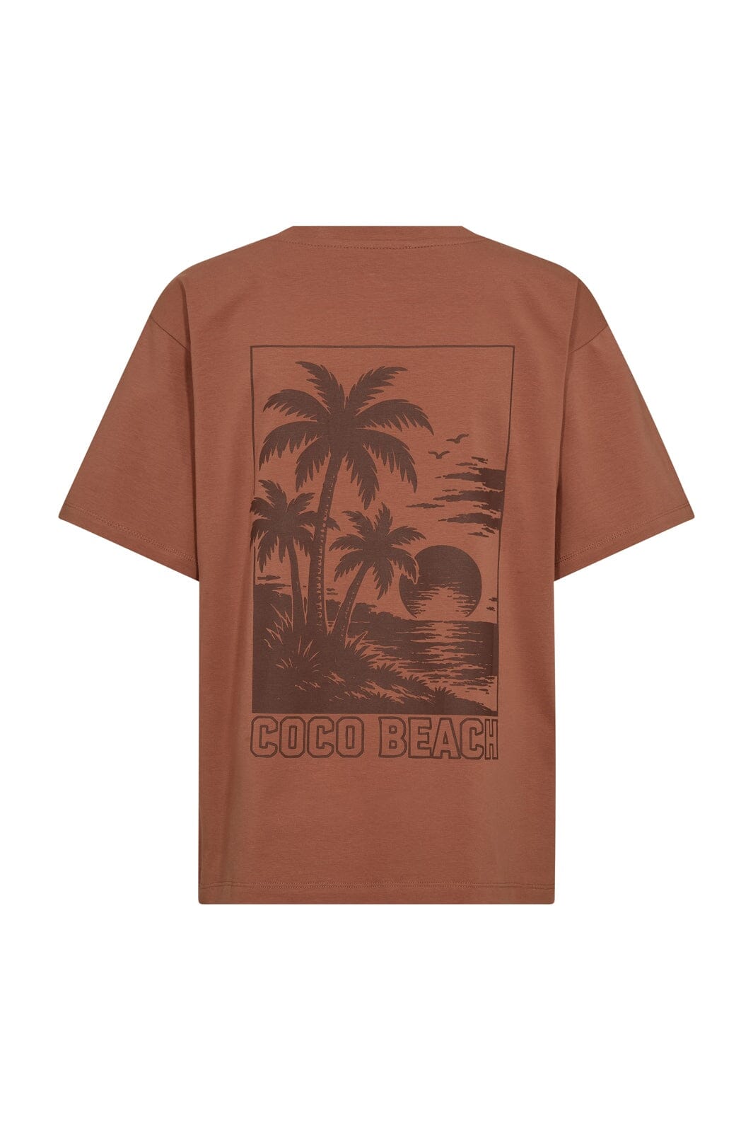 Co´Couture - Coco Beachcc Box Tee 43022 - 80 - Chocolate