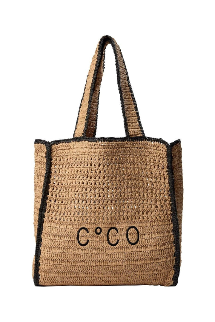 Co´Couture - Cococc Contrast Beach Bag 49084 - 4085 - Straw