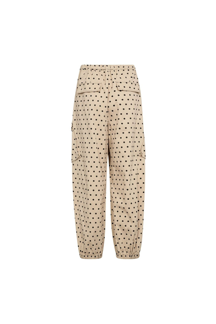 Co´Couture - Diddicc Cargo Dot Pant 41119 - 199 - Bone