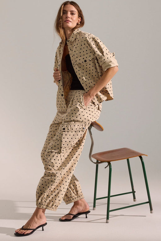 Co´Couture - Diddicc Dot Shirt 45099 - 199 - Bone Skjorter 