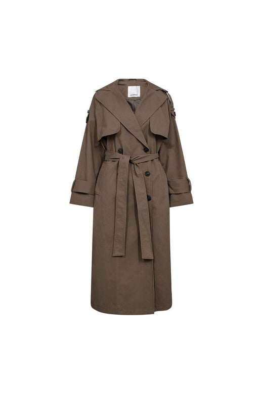Co´Couture - Ethancc Trench Coat 40016 - 154 - Walnut