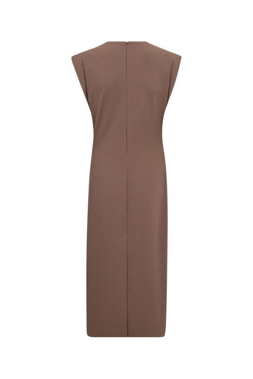 Co´Couture - Falconcc Pleat Dress 46025 - 154 - Walnut