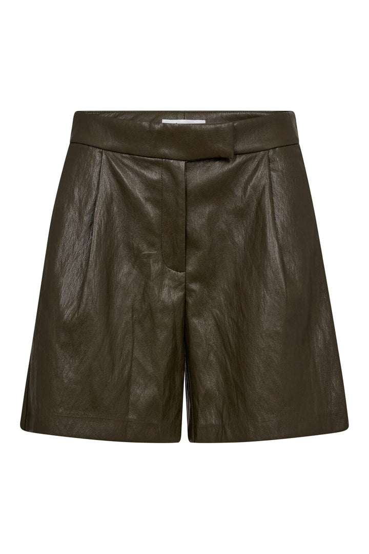 Co´Couture - Gittcc Pleat Shorts 41070 - 7555 - Army