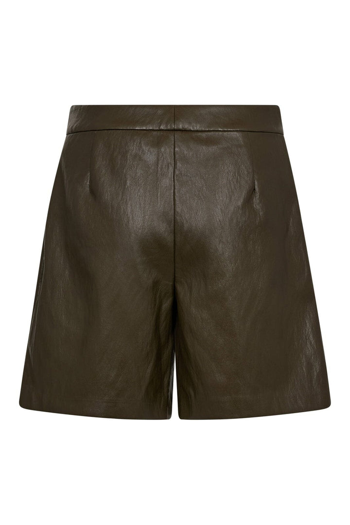 Co´Couture - Gittcc Pleat Shorts 41070 - 7555 - Army