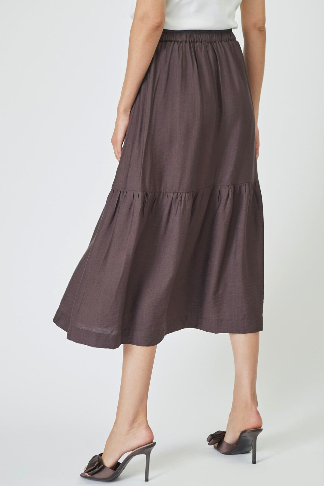 Co´Couture - Heracc Gypsy Skirt 34138 - 83 - Mocca Nederdele 