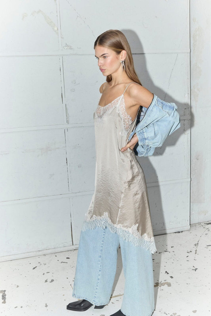 Co´Couture - Iduncc Lace Strap Dress 46105 - 320 - Bisquit