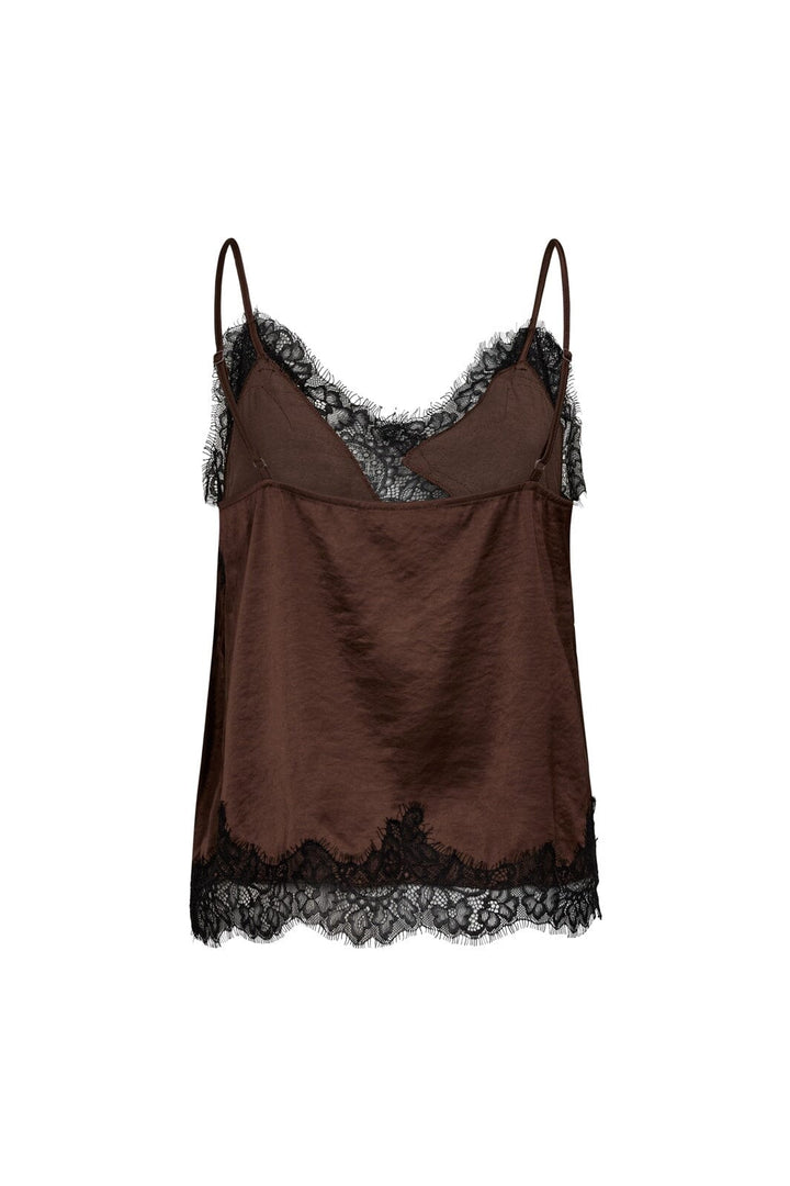Co´Couture - Iduncc Lace Top 45166 - 145 - Dark Brown