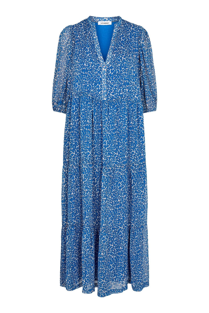 Co´couture - Jungle Floor Dress - New Blue Kjoler 