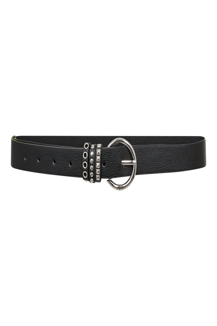 Co´Couture - Lorocc Rivet Belt 500047 - 65001 - Black Bælter 
