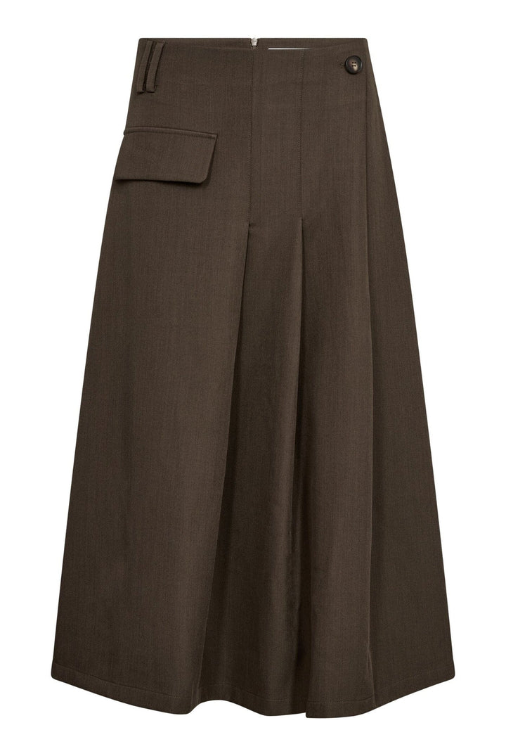 Co´Couture - Lunacc Long Skirt 500512 - 60006 - Dusty Army Nederdele 