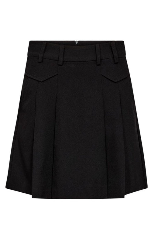 Co´Couture - Lunacc Pocket Pleat Mini Skirt 34223 - 96 - Black Nederdele 