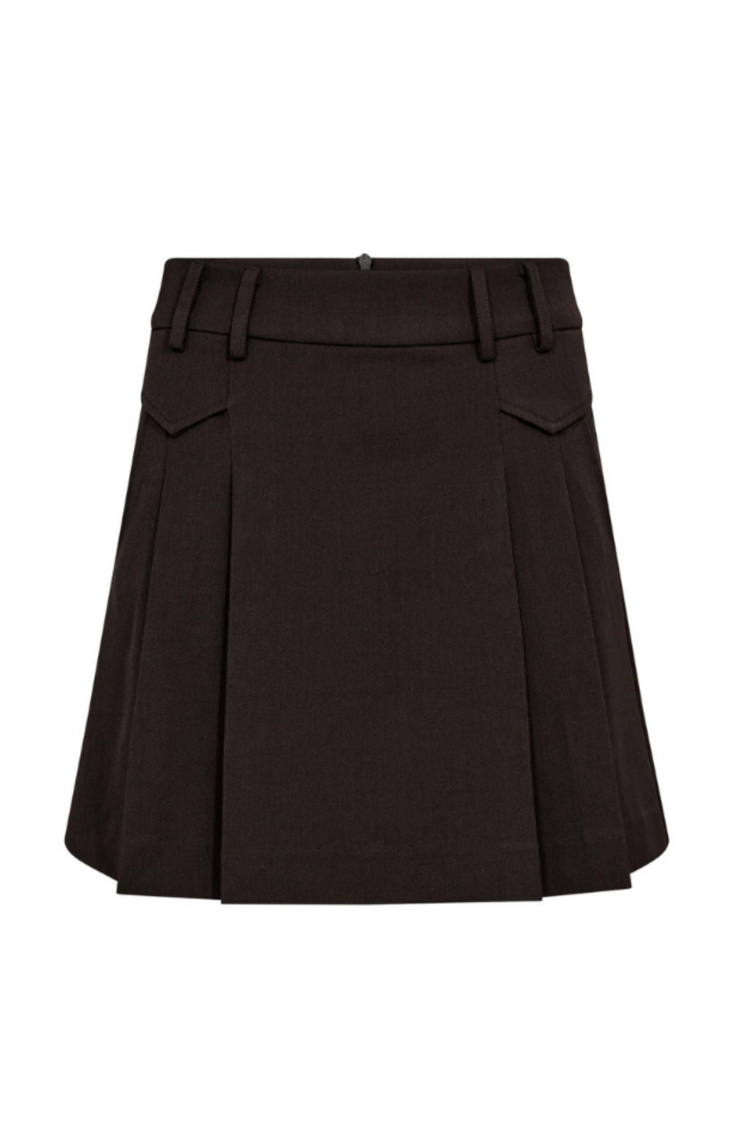 Co´Couture - Lunacc Pocket Pleat Mini Skirt 34223 - 96 - Black Nederdele 
