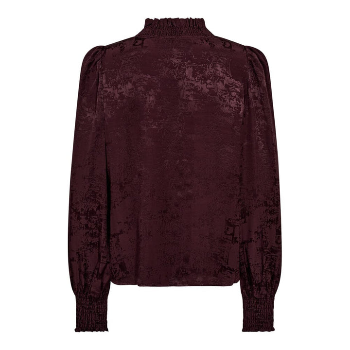 Co´Couture - Mikocc V-Blouse 35963 - 67 - Plum Bluser 