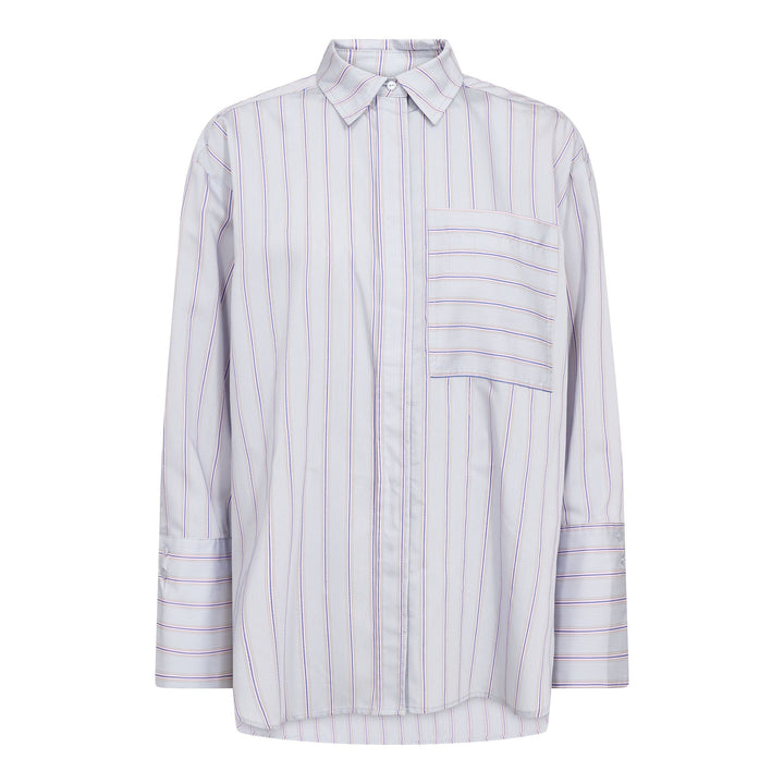Co´Couture - Noliecc Stripe Shirt 500022 - 40004 - Pale Blue Skjorter 