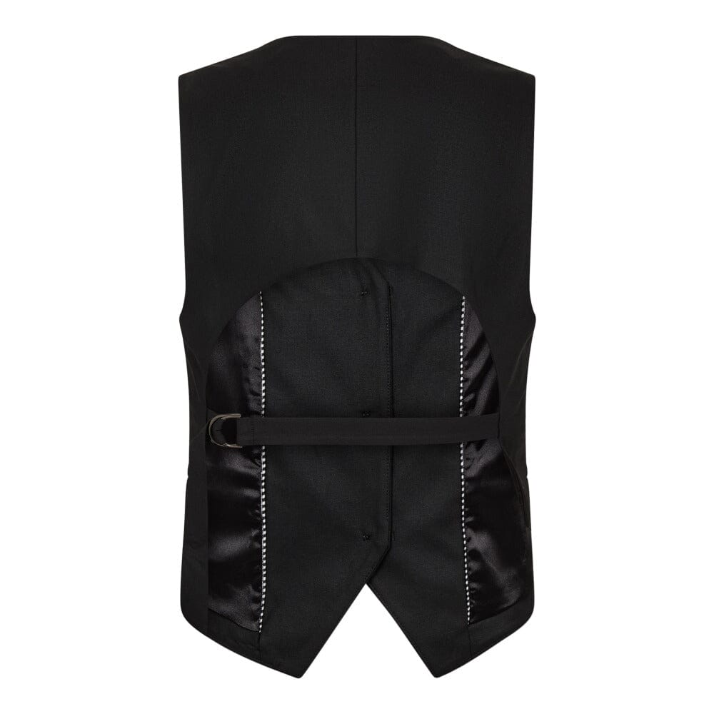 Co´Couture - Sibellecc Open Back Vest 30378 - 96 - Black Frakker 