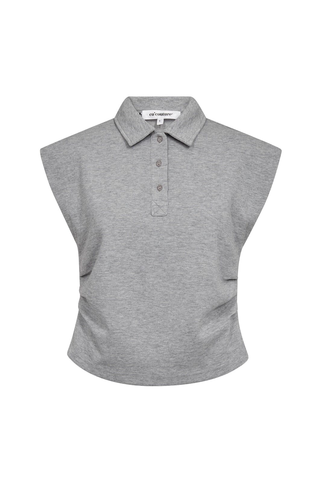 Co´Couture - Sidacc Polo Top 43027 - 57 - Grey Melange