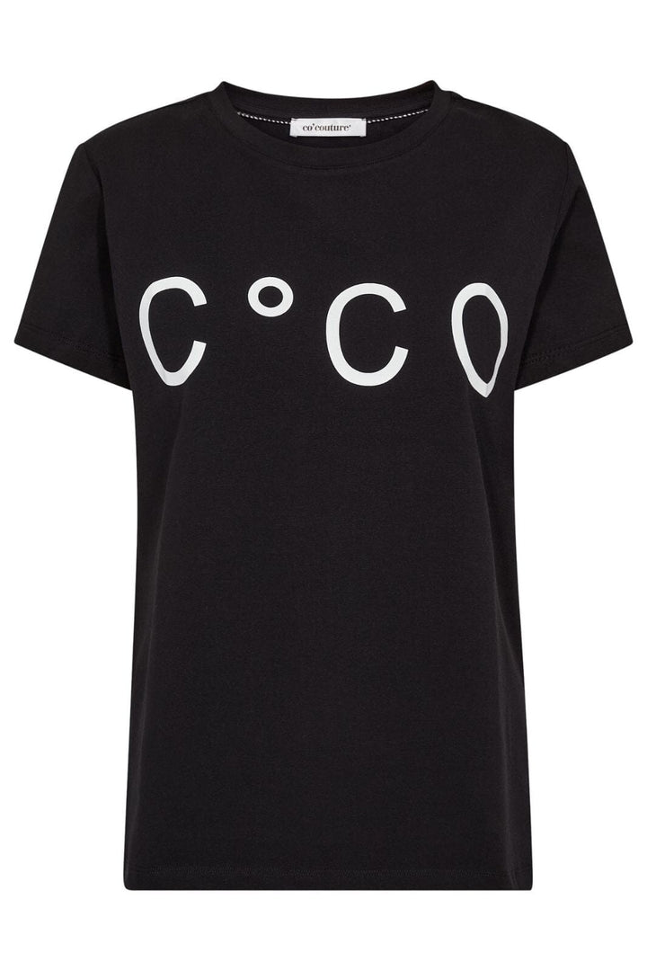 Co´Couture - Signaturecc New Tee 33200 - 96 - Black T-shirts 