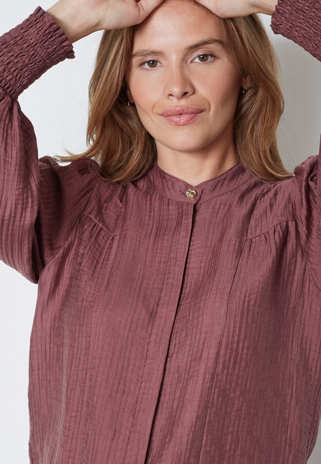 Co´Couture - Tassycc Shirt 35976 - 67 - Plum Skjorter 