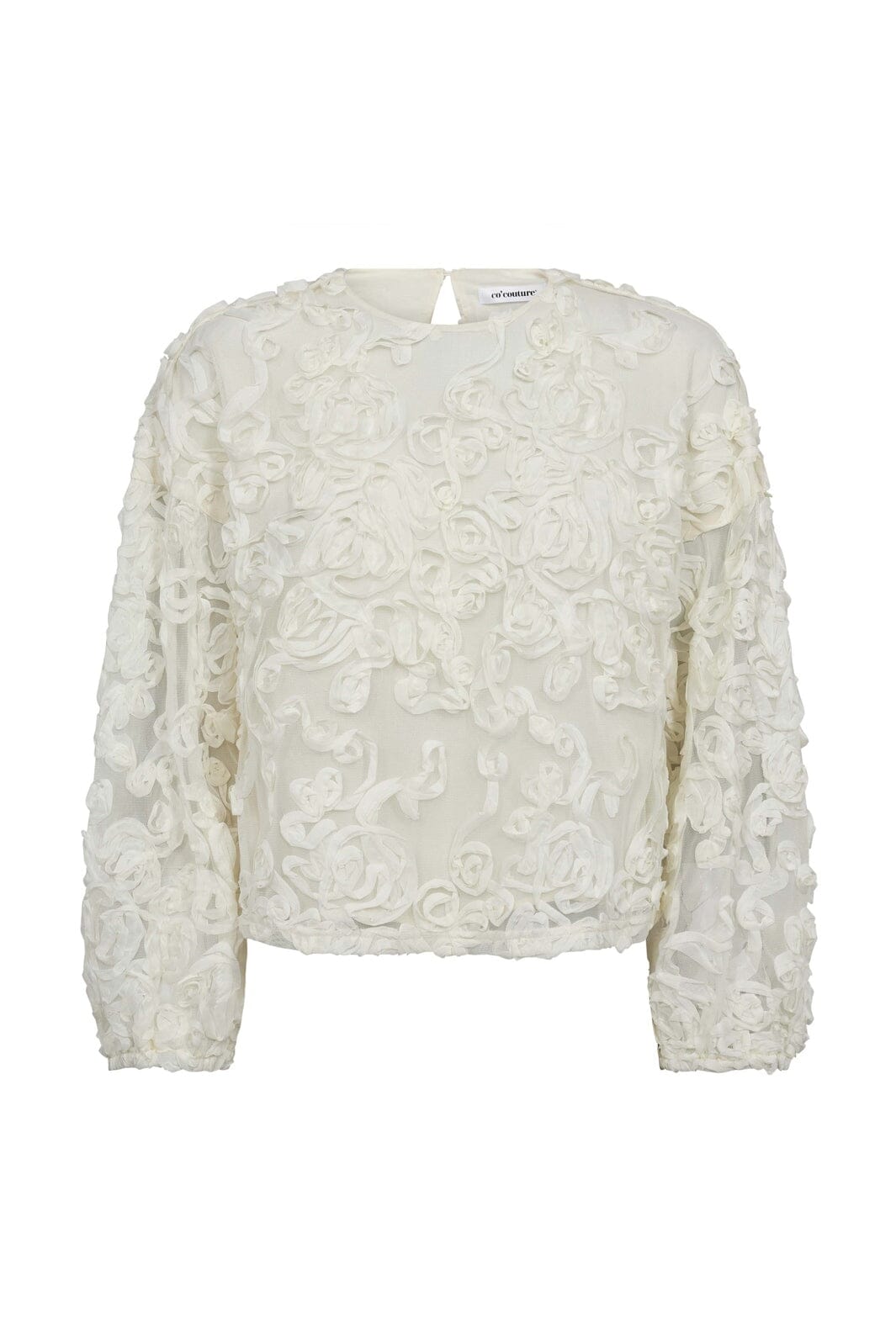 Co´Couture - Tessycc Flower Blouse 45009 - 11 - Off White